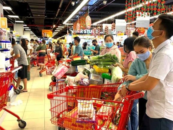 Têt Vente au détail de biens et de services en hausse